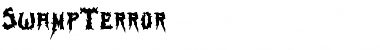 SwampTerror Regular Font Title Preview