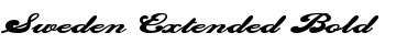 Sweden Extended Bold Font Title Preview