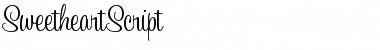 SweetheartScript Regular Font Title Preview