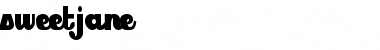 SweetJane Regular Font Title Preview