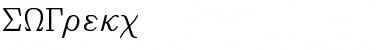 SWGrekc Regular Font Title Preview