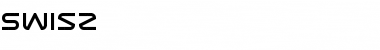 Swisz Regular Font Title Preview
