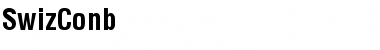SwizConb Regular Font Title Preview