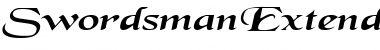 SwordsmanExtended Italic Font Title Preview
