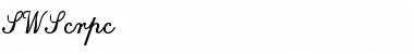 SWScrpc Regular Font Title Preview