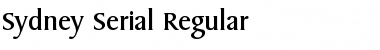 Sydney-Serial Regular Font Title Preview