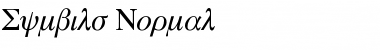 Symbils Normal Font Title Preview
