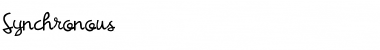 Syncopated Script Trial Font Title Preview