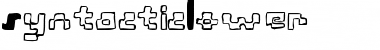 SyntacticLower Regular Font Title Preview