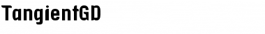 TangientGD Regular Font Title Preview