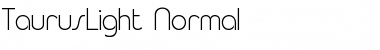 TaurusLight Normal Font Title Preview