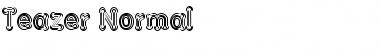 Teazer Normal Font Title Preview