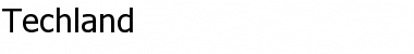 Techland Regular Font Title Preview