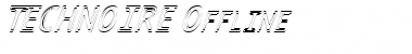 TECHNOIRE Regular Font Title Preview
