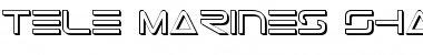 Tele-Marines Shadow Shadow Font Title Preview