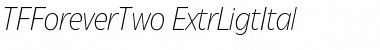 TFForeverTwo Regular Font Title Preview