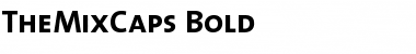 TheMixCaps Bold Font Title Preview
