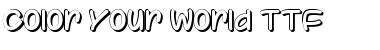 Color Your World Regular Font Title Preview