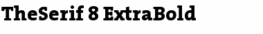 TheSerif ExtraBold Font Title Preview