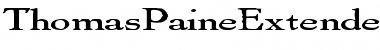 ThomasPaineExtended Regular Font Title Preview