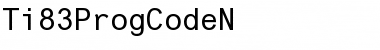 Ti83pc Regular Font Title Preview