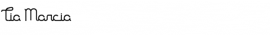 Tia Marcia Regular Font Title Preview