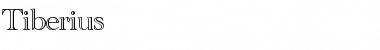 Tiberius Regular Font Title Preview