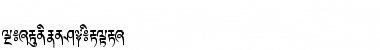 TibetanMachineWeb Regular Font Title Preview