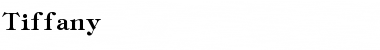 Tiffany Light Font Title Preview