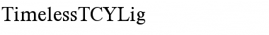 TimelessTCYLig Regular Font Title Preview