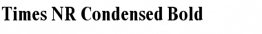 Times NR Condensed Bold Font Title Preview