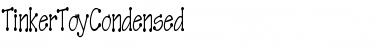 TinkerToyCondensed Regular Font Title Preview