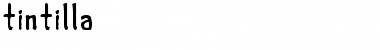 tintilla Regular Font Title Preview