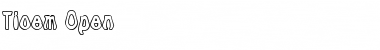 Tioem-Open Regular Font Title Preview