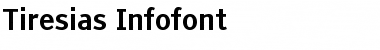 Tiresias Infofont Regular Font Title Preview