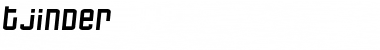 Tjinder Regular Font Title Preview