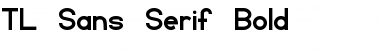 TL Sans Serif Regular Font Title Preview