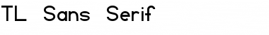 TL Sans Serif Regular Font Title Preview