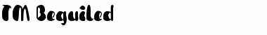 TM Beguiled Regular Font Title Preview