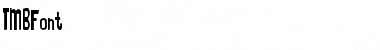 TMBFont Regular Font Title Preview