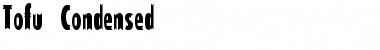 Tofu Cond Font Title Preview