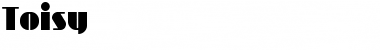 Toisy Regular Font Title Preview