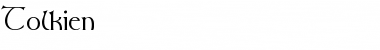 Tolkien Regular Font Title Preview