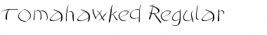 Tomahawked Regular Font Title Preview