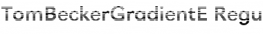 TomBeckerGradientE Regular Font Title Preview