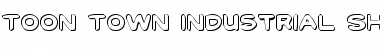 Toon Town Industrial Shadow Shadow Font Title Preview