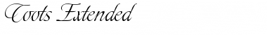 Toots Extended Regular Font Title Preview
