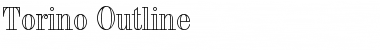 Torino Outline Regular Font Title Preview