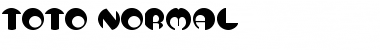 Toto Normal Font Title Preview