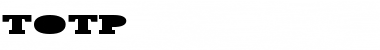 TOTP Regular Font Title Preview